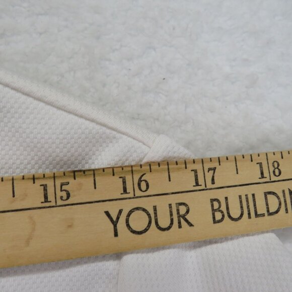 Columbia Shirt Womens Size Large White Titanium Golf Tennis 1/4 Snap V Neck - Picture 7 of 9